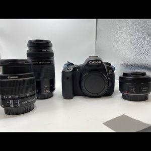 Canon 60D with lenses